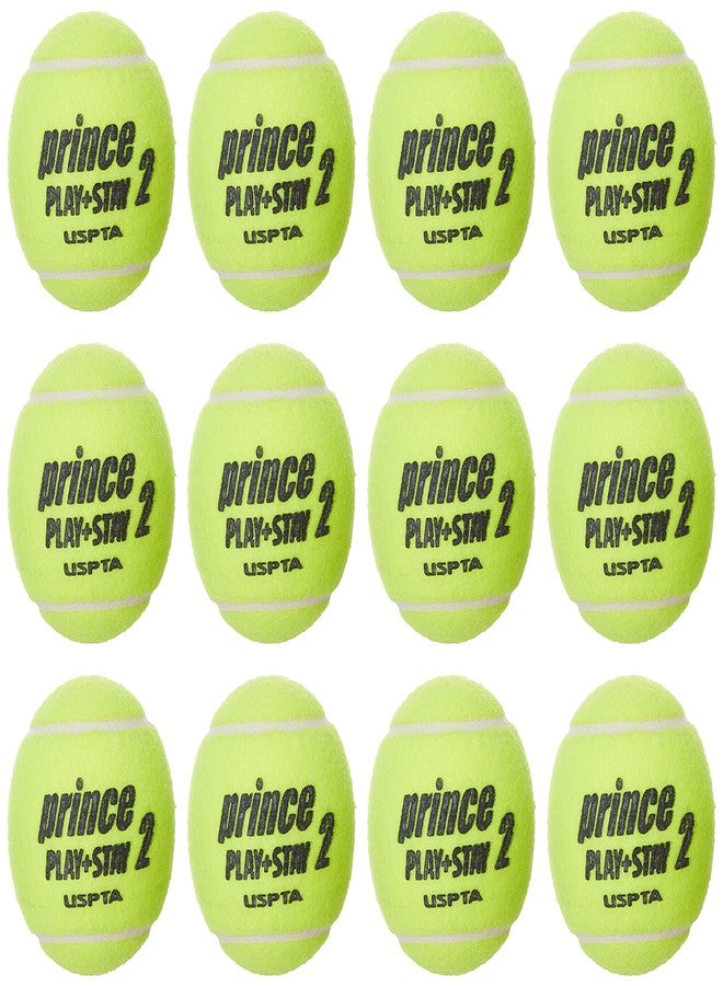 برنس مضرب تنس Prince Tour 21 مع 12 كرة تنس برتقالية من المرحلة الثانية وجوارب Prince Crew White - Image 5