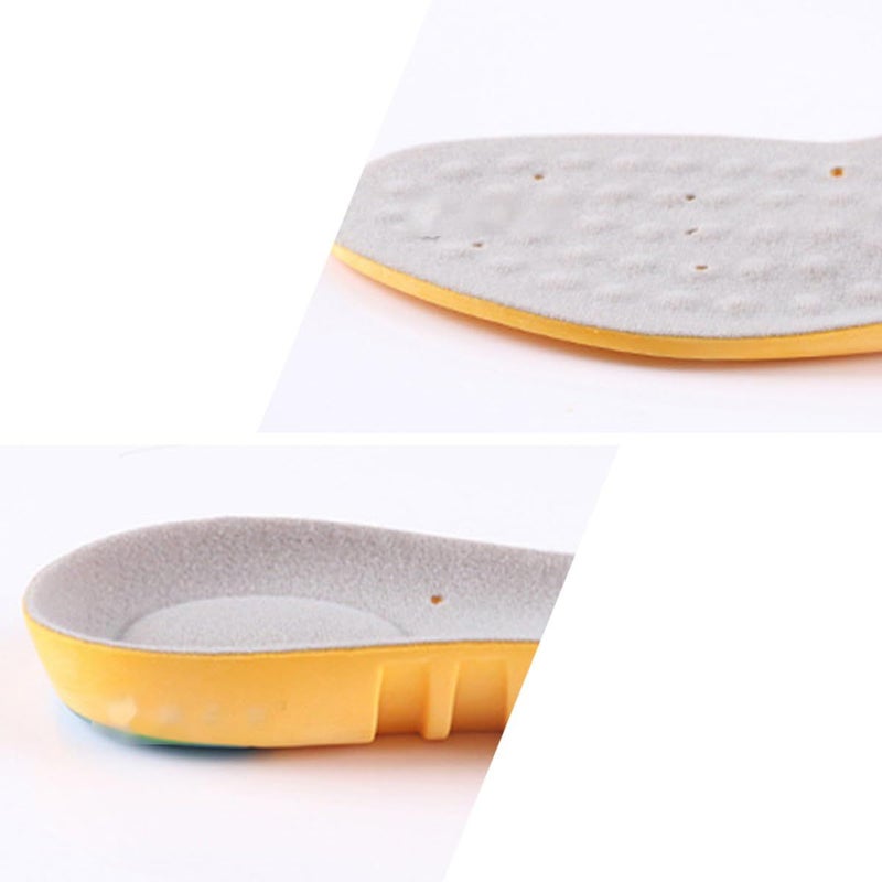 High Elastic Sport Insoles with Memory Foam for Men Women Gray 38-41 - Image 5