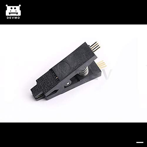 DEVMO Programmer Testing Clip SOP SOIC 8 SOIC8 DIP8 DIP 8 SOP8 Pin IC Test Clamp Support 1.27mm Chip, BIOS 24/25 Programmer. - Image 2