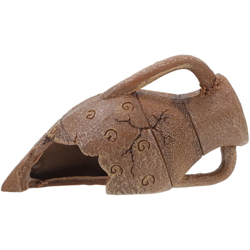 Compact Wear-Resistant Desert Style Reptile Hideout Cave for Snake and Lizard Habitat Decor - Image 2