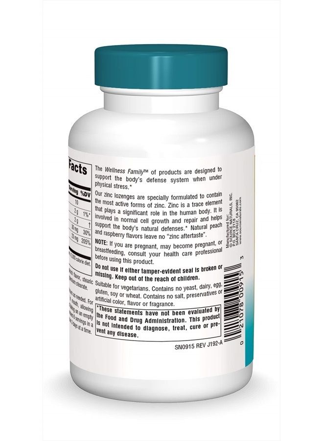 Source Naturals Wellness Zinc Lozenges - 60 tabs - Image 2