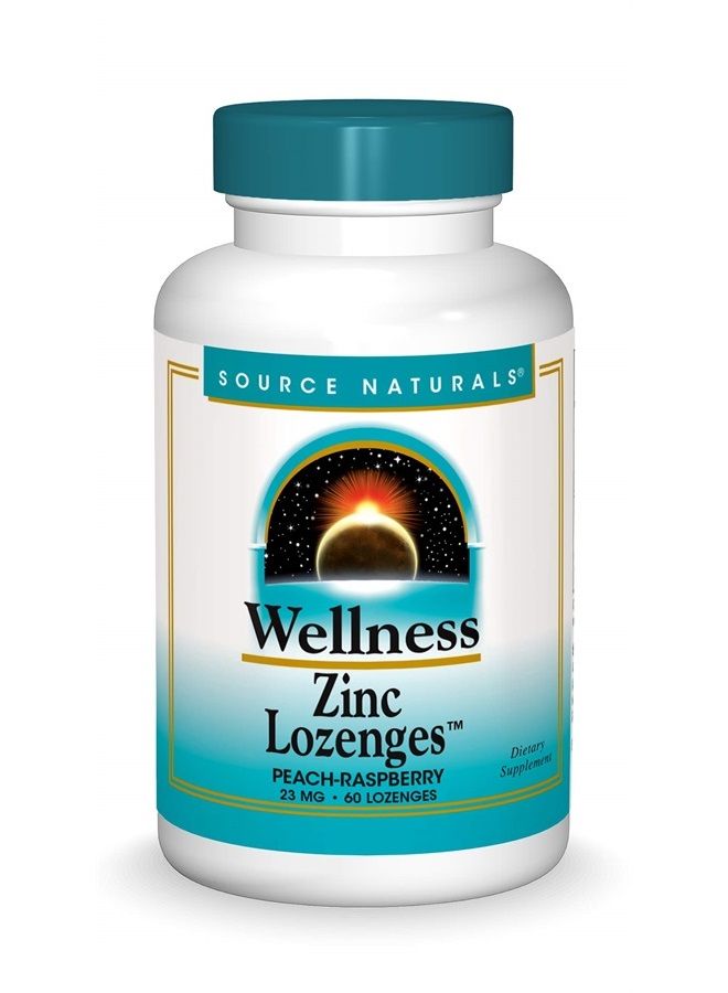 Source Naturals Wellness Zinc Lozenges - 60 tabs - Image 1