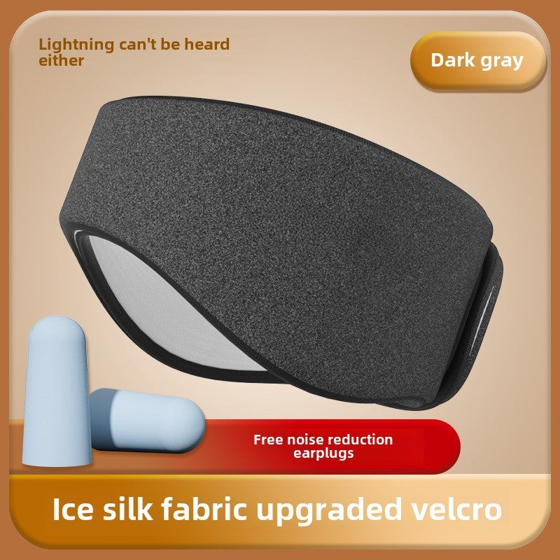 Super Noise-Canceling Earmuffs for Study Dorm dark gray plus earplugs 