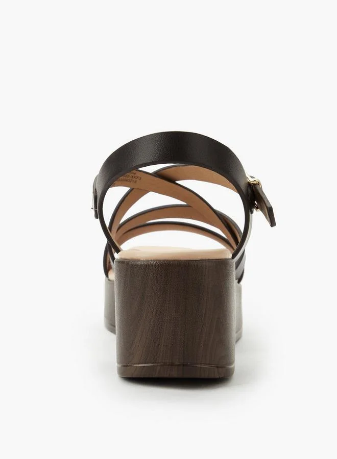 Surestep BROWN Women Flatform Sandals for Women | Best Price UAE