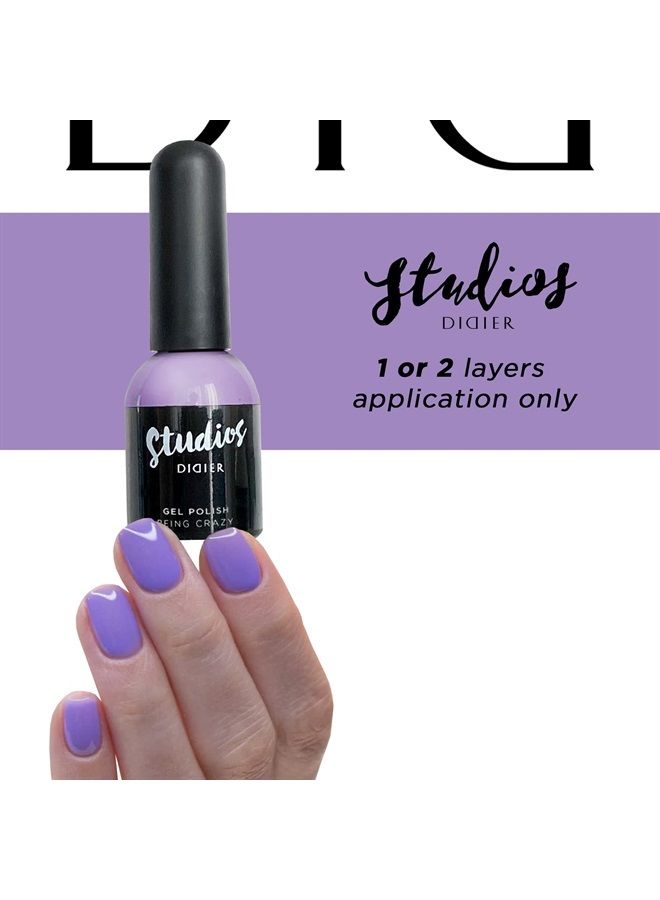Didier Lab - Studios Gel Polish Being Crazy - Professional Manicure Pedicure Products - Rich Pigment for Complete Nail Coverage - Flawless Shine - Suitable for Beginners - For UV Lamp - Gift for Women - Image 5