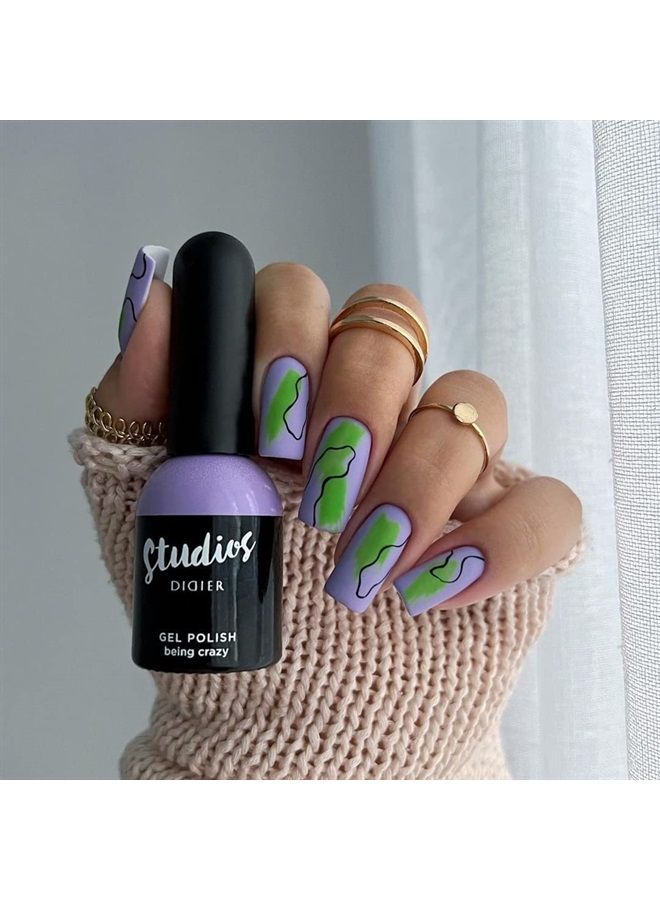 Didier Lab - Studios Gel Polish Being Crazy - Professional Manicure Pedicure Products - Rich Pigment for Complete Nail Coverage - Flawless Shine - Suitable for Beginners - For UV Lamp - Gift for Women - Image 4