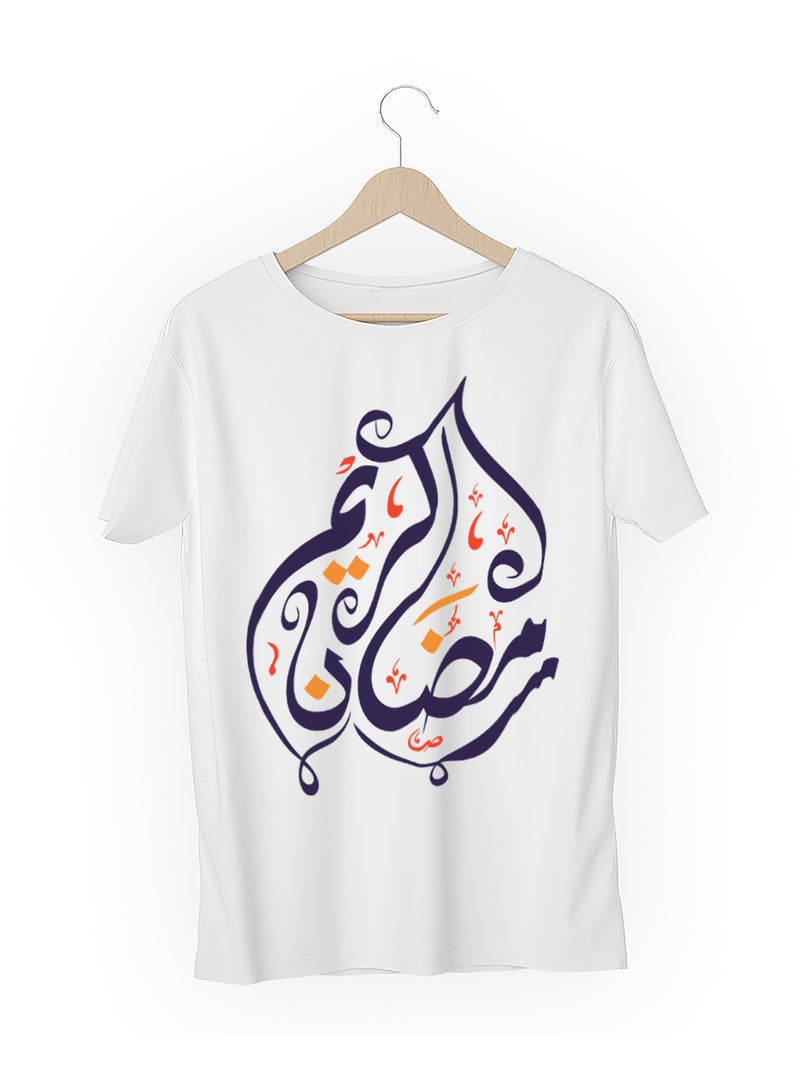 Fashion World Cotton T-shirt Printed with High-quality Ramadan - Image 3