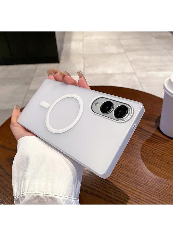 اس-توب جراب لهاتف Samsung Galaxy S25 Edge 5G Ice Fog MagSafe PC Phone Case - Image 1