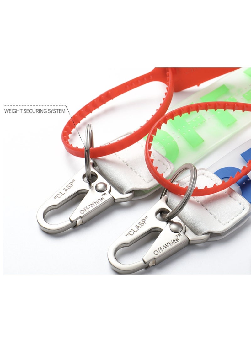 OFF-WHITE VPC material, street fashion, keychain, key ring, lanyard - Image 4