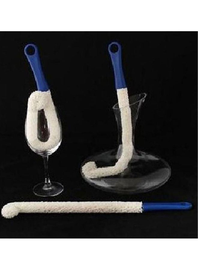 NIBEMINENT Bottle Goblet Cleaning Long Brush White/Blue - Image 4