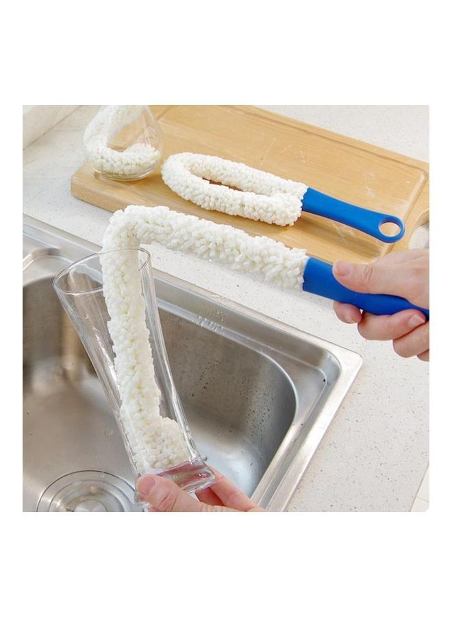 NIBEMINENT Bottle Goblet Cleaning Long Brush White/Blue - Image 5
