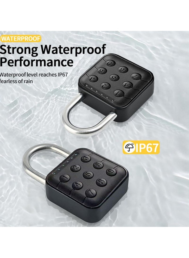 Waterproof 6 Digit Smart Combination Lock for Lockers Luggage and Gym Storage Boxes  - Image 4