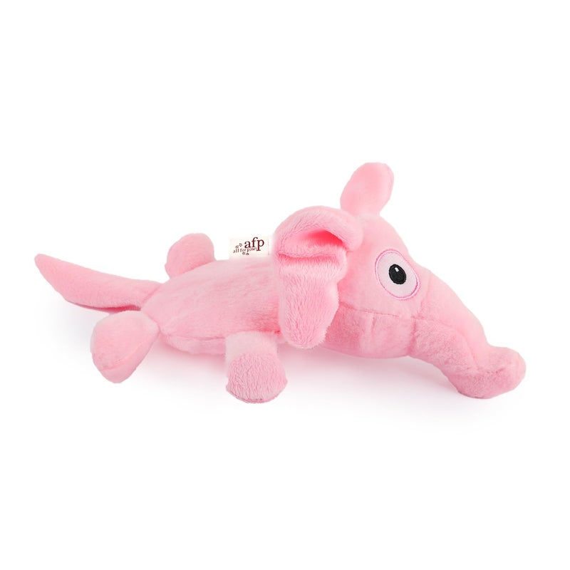 ALL FOR PAWS Ultrasonic Silent Squeaker Dog Toy, Quiet Puppy Toy Comfort Plush Toy Dog Cuddle Toys, Squeakerless Dog Toy with Cute Animal Designs, Ideal for Home and Office - Image 1