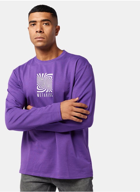 T-shirt Metaverse With Swirl Effect