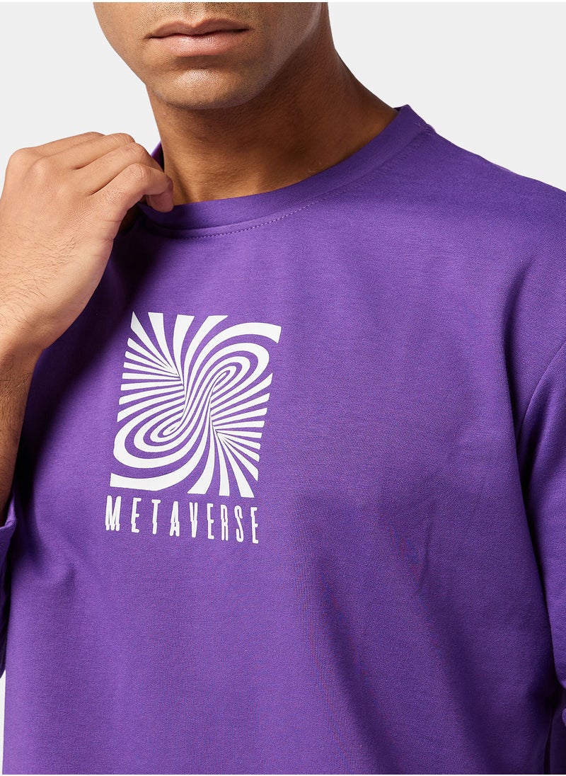 OR - T-shirt Metaverse With Swirl Effect - Image 1