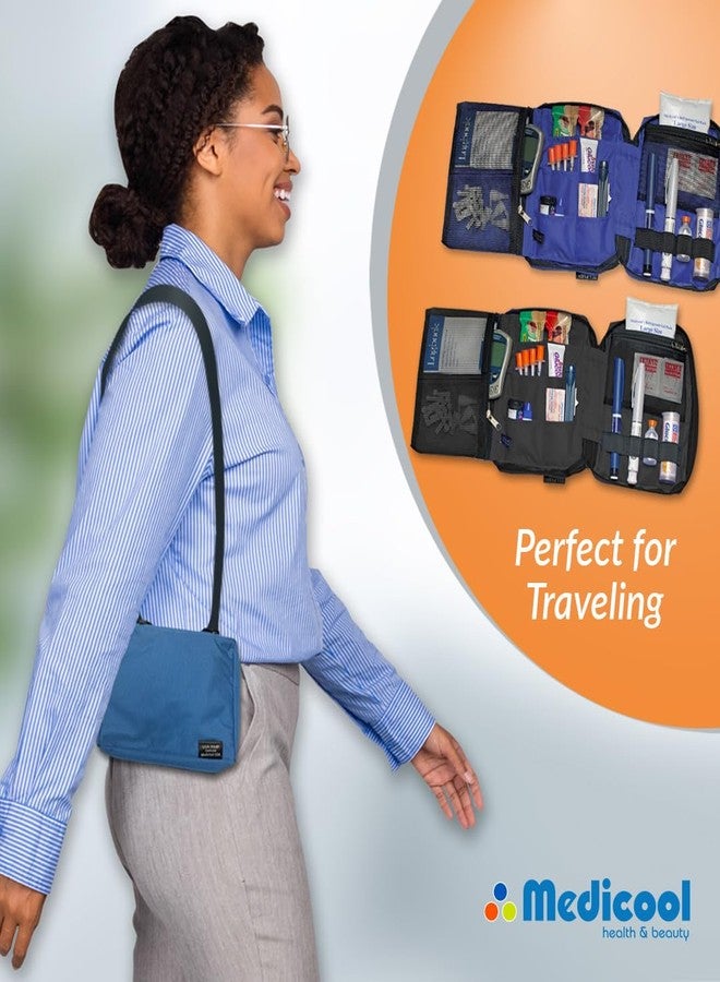 Medicool Dia-Pak Deluxe Organizer Insulin Storage 2 Week Supply Water Resistant with Large Gel Pack | DP DELX/BK - Image 4