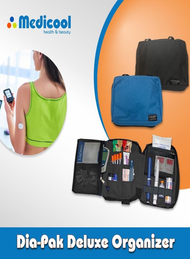 Medicool Dia-Pak Deluxe Organizer Insulin Storage 2 Week Supply Water Resistant with Large Gel Pack | DP DELX/BK - Image 2
