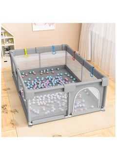 Gogoya Gogoya Baby Playpen 200*180 cm, Play Pens for Babies and Toddlers Baby Fence Baby Play Yards for Indoor & Outdoor with Breathable Mesh Anti-Fall Playpen  - Image 3