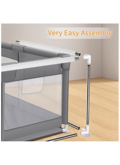 Gogoya Gogoya Baby Playpen 200*180 cm, Play Pens for Babies and Toddlers Baby Fence Baby Play Yards for Indoor & Outdoor with Breathable Mesh Anti-Fall Playpen  - Image 4