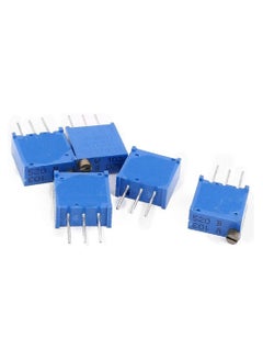 5Pcs 3296W-103 10K Ohm Resistor Trim Pot Potentiometer Trimmer Blue