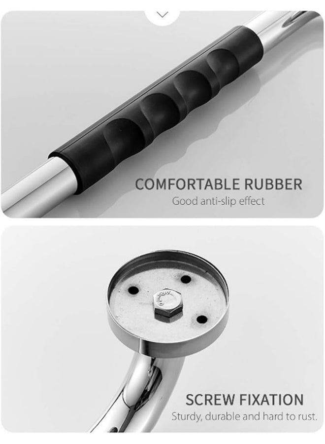 EEUK Grab Bars for Elderly for Wall, Shower Handle Anti-slip Grip Bathroom Balance Bar - Safety Hand Rail Support Handicap, Elderly, Injury, Senior Assist Bath Handle33CM - Image 5