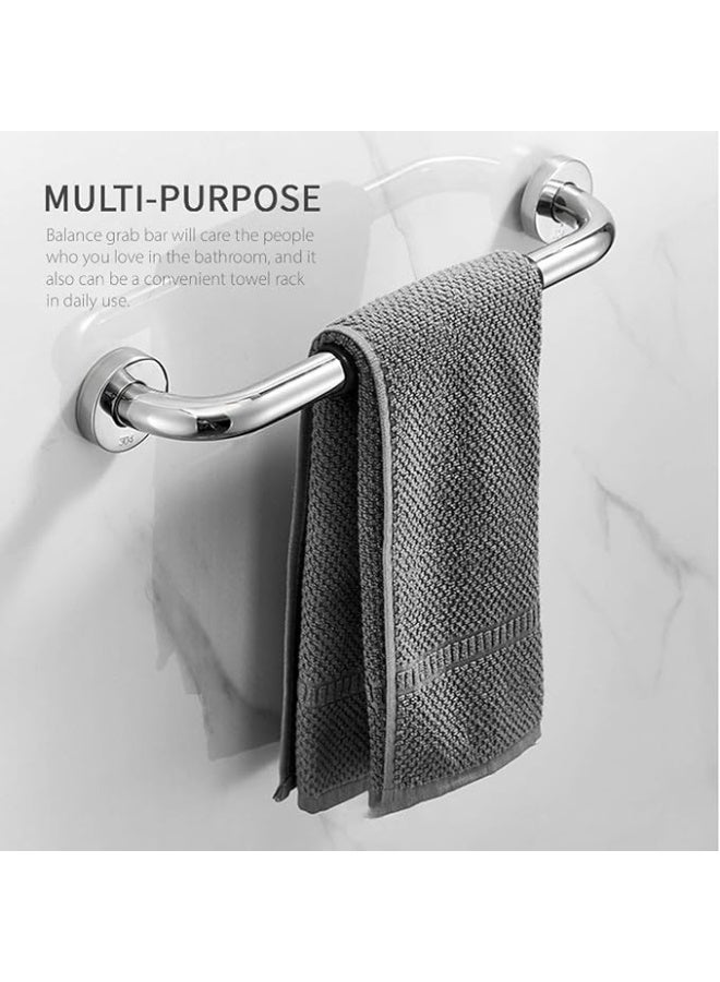 EEUK Grab Bars for Elderly for Wall, Shower Handle Anti-slip Grip Bathroom Balance Bar - Safety Hand Rail Support Handicap, Elderly, Injury, Senior Assist Bath Handle33CM - Image 2