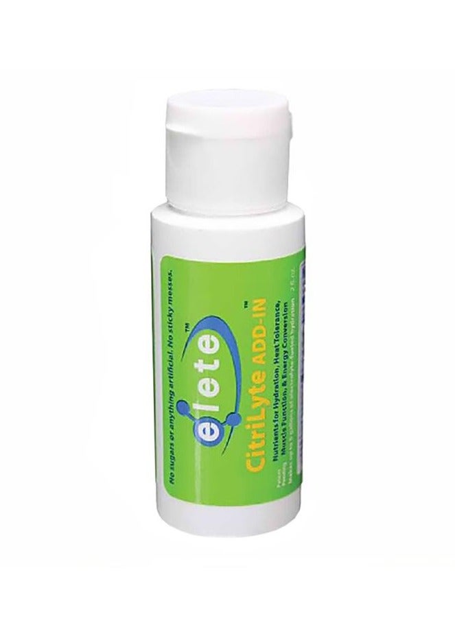 Elete Citrilyte Add-in ELETE CitriLyte Hydration Drops with Zero Calories and Zero Sugar, 60 mL