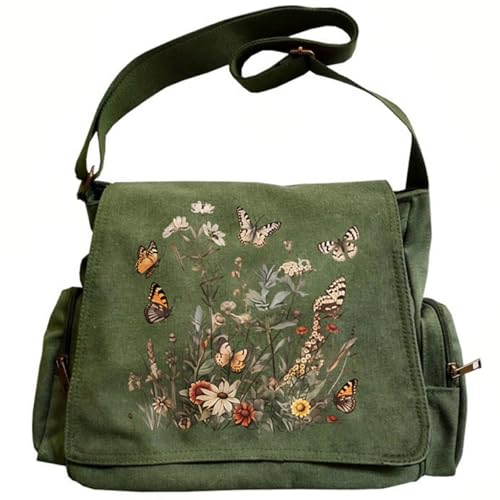 CHICGLOW Personalized Pattern Messenger Bag Cute Canvas Crossbody Bags Women/Men Shoulder Handbags Hobo Purses with Pockets - Image 1