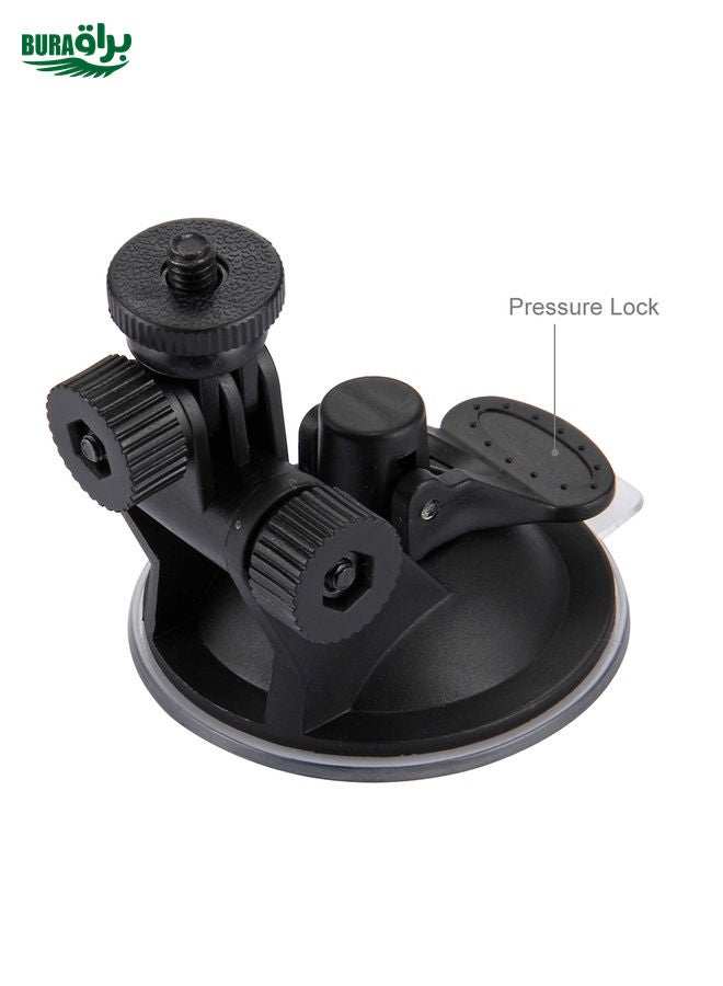 BURAQ PULUZ Car Suction Cup Mount with Screw & Tripod Mount Adapter & Storage Bag for GoPro, Insta360, DJI and Other Action Cameras  - Image 3