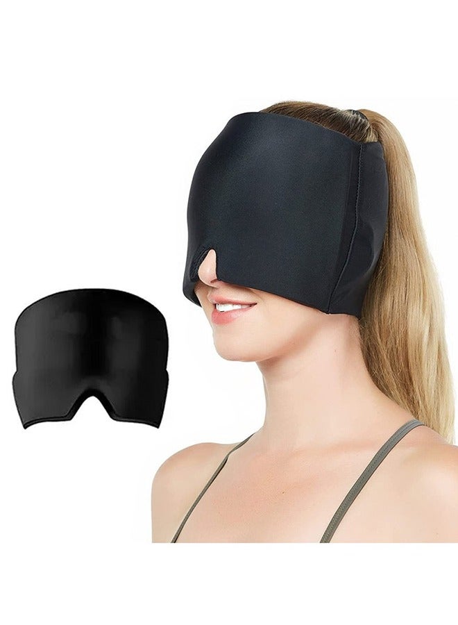 Generic Reusable Cooling Gel Eye Mask Soothing Headache Head Cap Reduce Facial Puffiness Headaches Facial SPA Relieve Stress  - Image 1