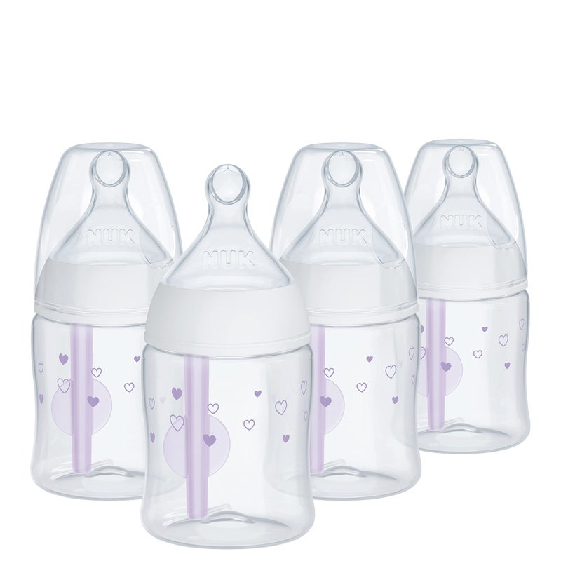 NUK NUK Smooth Flow Pro Anti Colic Baby Bottle Easy to Assemble and Clean Reduces Newborn Spitup Gas