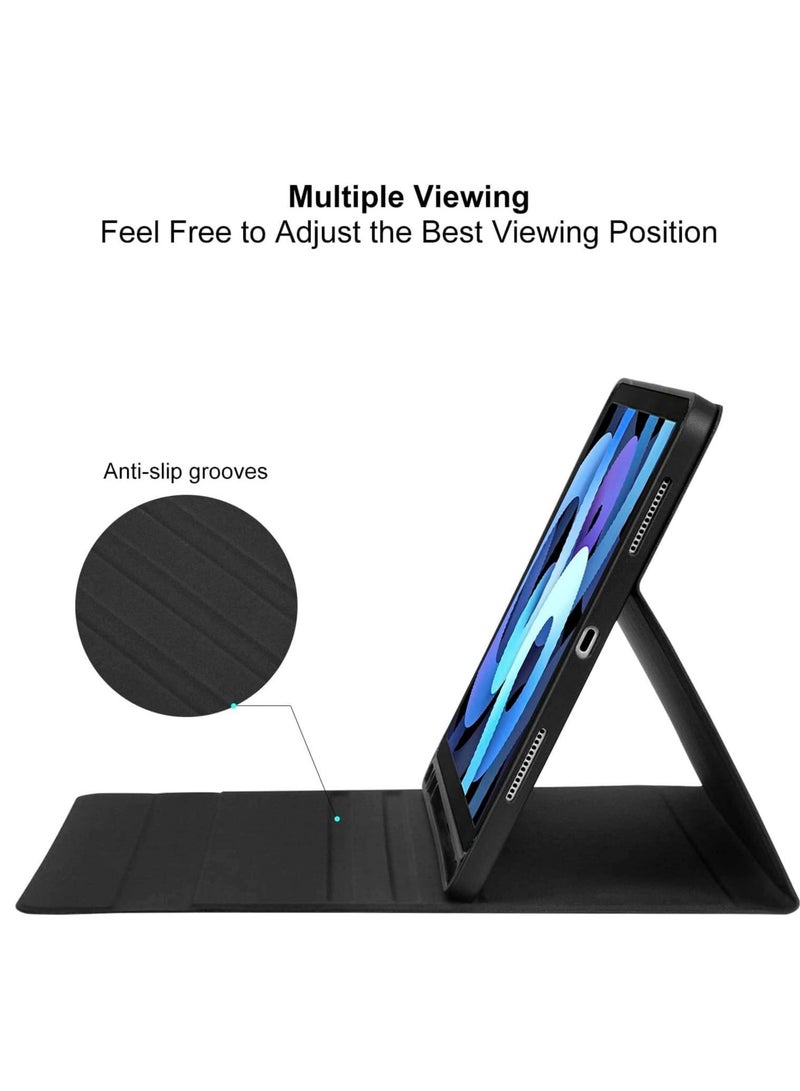 ELTRAZONE غطاء لوحي مع حامل قلم لوحة مفاتيح بلوتوث قابلة للفصل متوافقة مع آيباد إير 5 مقاس 10.9 بوصة 2022 - Image 4