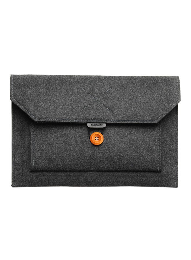 Sharpdo 13-Inch Laptop Bag For Macbook Dark Grey - Image 1