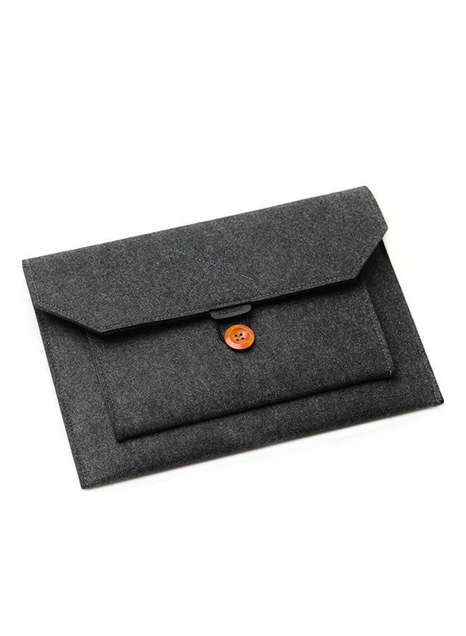 Sharpdo 13-Inch Laptop Bag For Macbook Dark Grey - Image 3