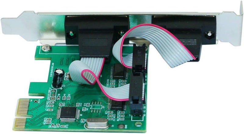 ELIATER 2-Port PCIe Serial Expansion Card with Industrial DB9 RS232 COM Ports, 16C550 UART WCH382 Chip for Windows XP, Vista,7, 8.x, 10, 11 32/64bit and Linux PCs, Low Bracket Included - Image 5