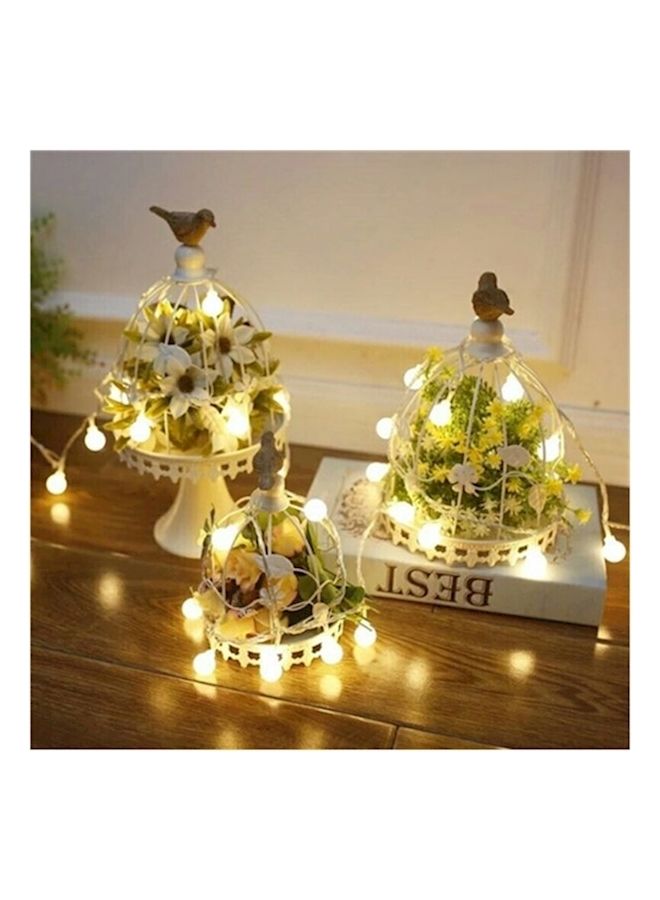 نيبمينينت شريط إضاءة LED بشكل كرة مزود بـ 50 مصباح أصفر - Image 4