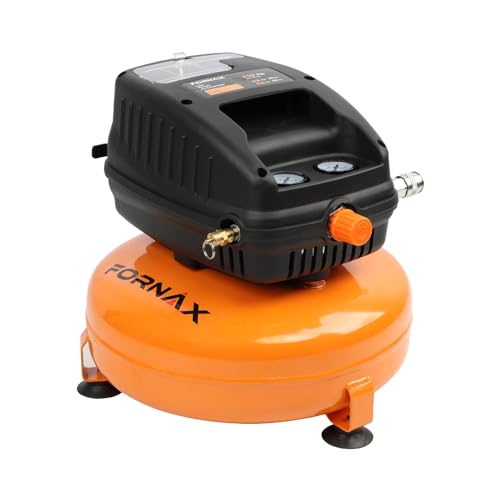 FORNAX Pancake Air Compressor, 3 Gallon, 110 PSI Portable Air Compressor, Oil Free - Image 1