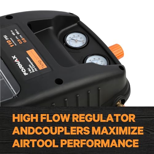 FORNAX Pancake Air Compressor, 3 Gallon, 110 PSI Portable Air Compressor, Oil Free - Image 4
