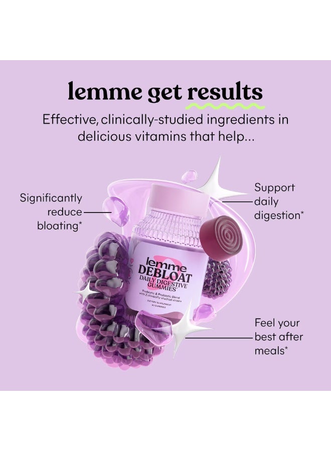 Lemme Debloat, Daily Digestive Probiotic Gummies, 60 Gummies - Image 5