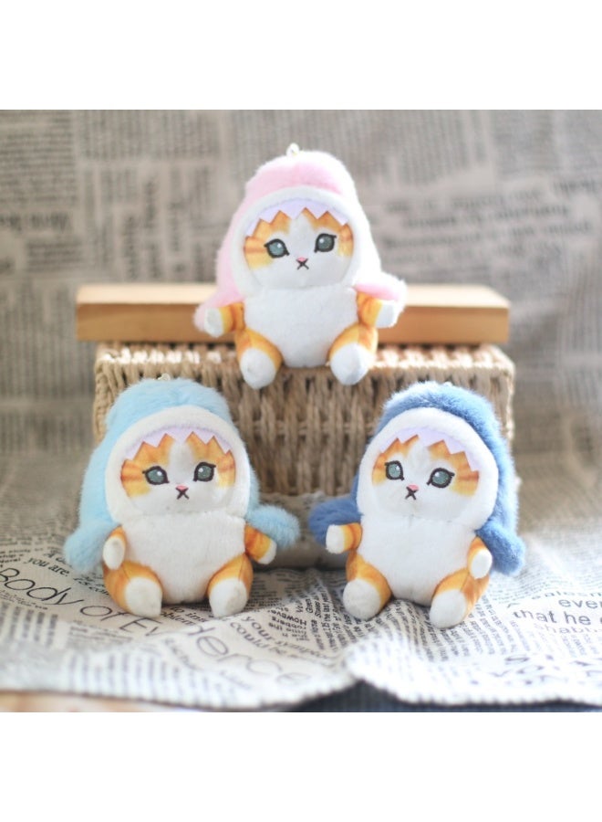 12cm 7 pcs Soft Bunny Cat Plush Key Chain Kawaii Doll Bag Pendant Cute Backpack Animal Toys - Image 2