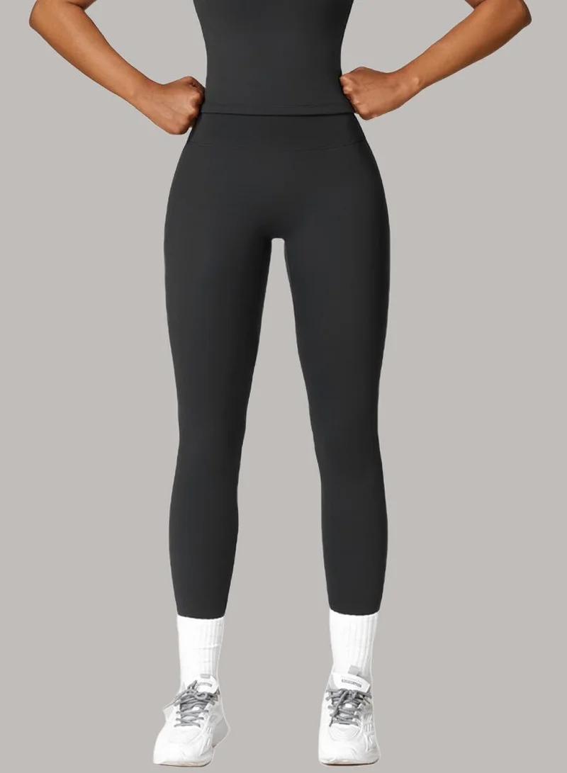 Womens High Waist Contour Workout sport Leggings Yoga Pants Tummy Control Running Pants