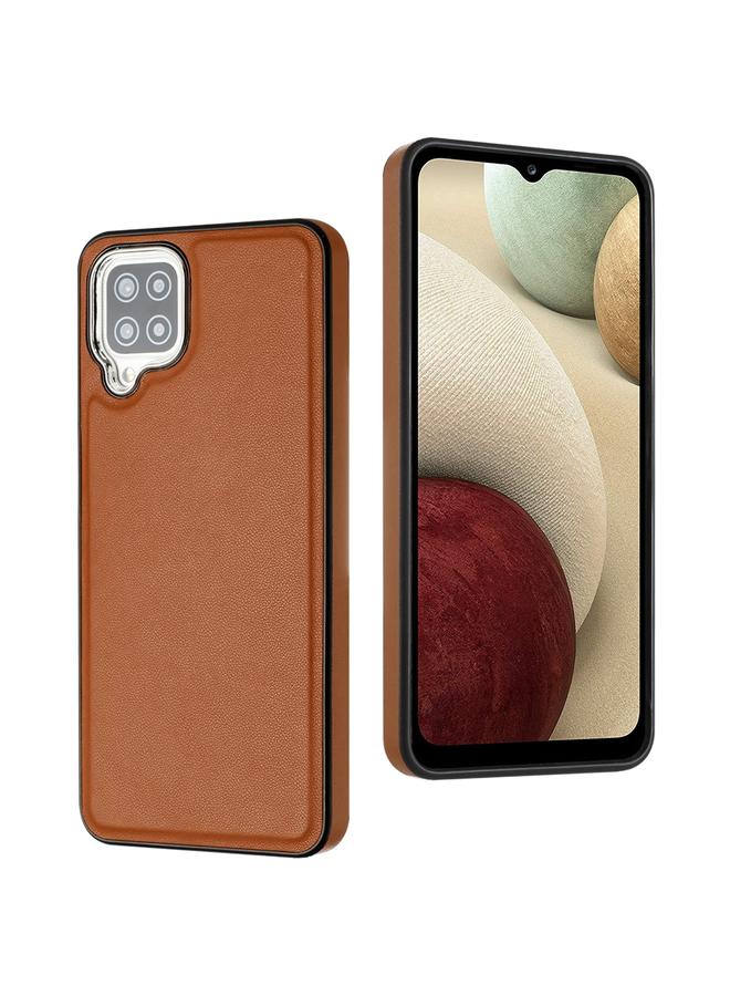 اس-توب جراب لهاتف Samsung Galaxy A12 4G / M12 مصنوع من الجلد بتغطية كاملة - Image 2