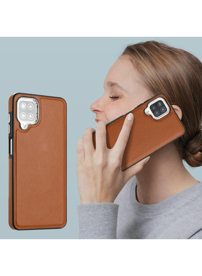 اس-توب جراب لهاتف Samsung Galaxy A12 4G / M12 مصنوع من الجلد بتغطية كاملة - Image 5