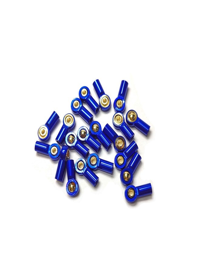 Lagefefe [20Pcs] M3 Ball Joint Rod End Head Link Aluminum Alloy Anodized Housing for 1/10 RC Car Tamiya HSP traxxas Axial SCX10 Redcat Truck Buggy Crawler, Color Blue - Image 4