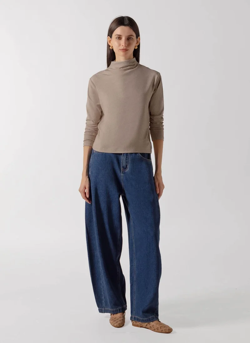 شايبس SOFT HIGH NECK TOP