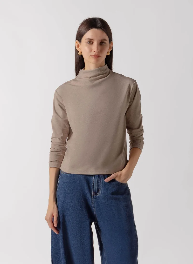 شايبس SOFT HIGH NECK TOP