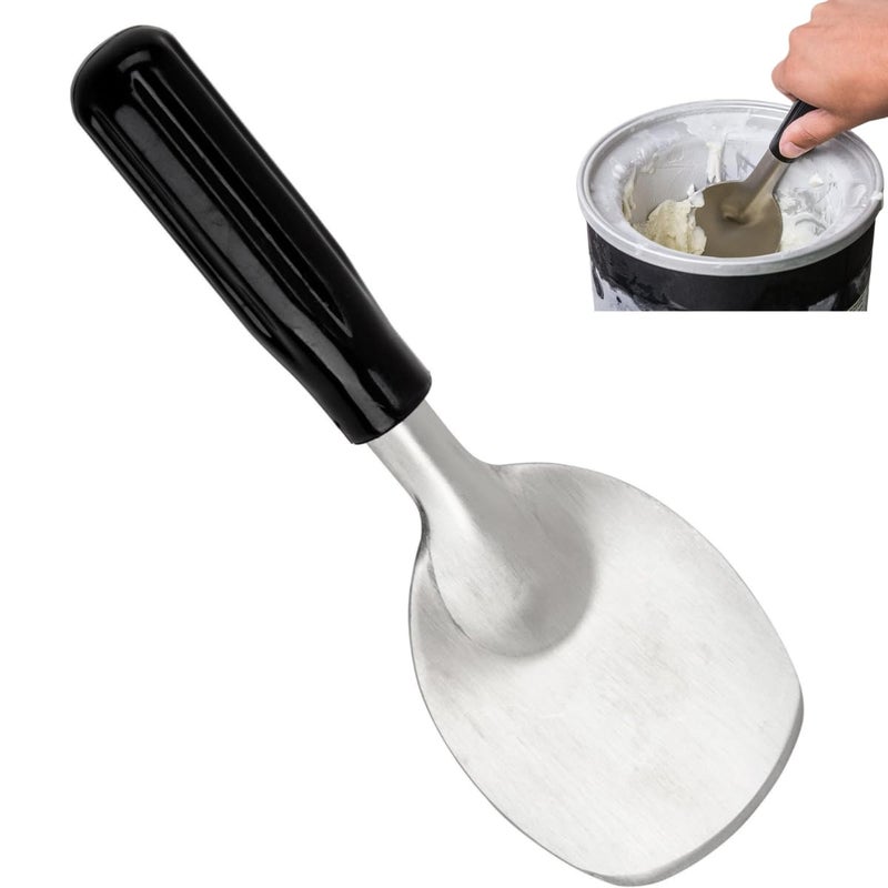 i Kito Heavy Duty Ice Cream Spade Scoop with Non-Slip Handle - Stainless Steel Ice Cream Spoon Paddle Perfect for Scooping and Serving Hard Frozen Treats - Image 1