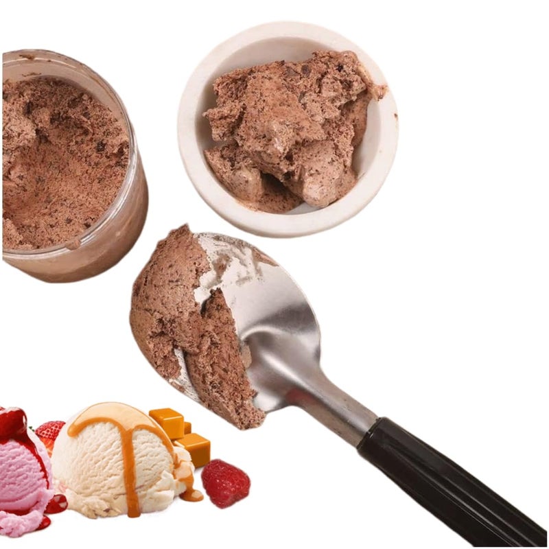 i Kito Heavy Duty Ice Cream Spade Scoop with Non-Slip Handle - Stainless Steel Ice Cream Spoon Paddle Perfect for Scooping and Serving Hard Frozen Treats - Image 5