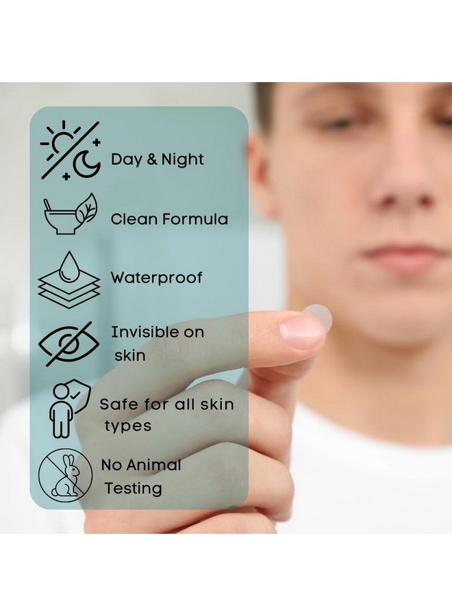 Natuderma Pimple Patches Hydrocolloid Acne Pimple Patches Invisible Ultrathin Waterproof 3 Sizes (60 Counts) With Salicylic And Tea Tree - Image 3