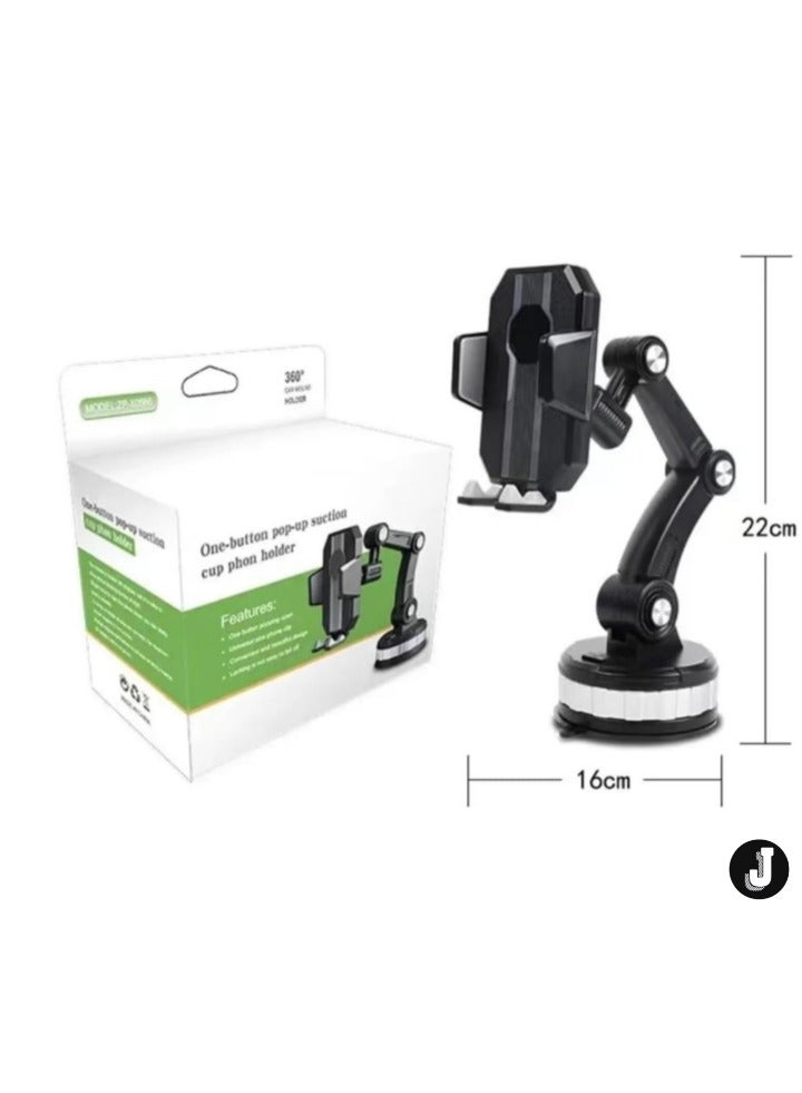 JAJEEK "Universal Car Phone Holder for Dashboard – Secure Mount for All Smartphones" - Image 4